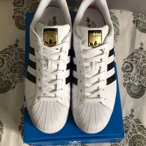 Adidas superstar white size 12